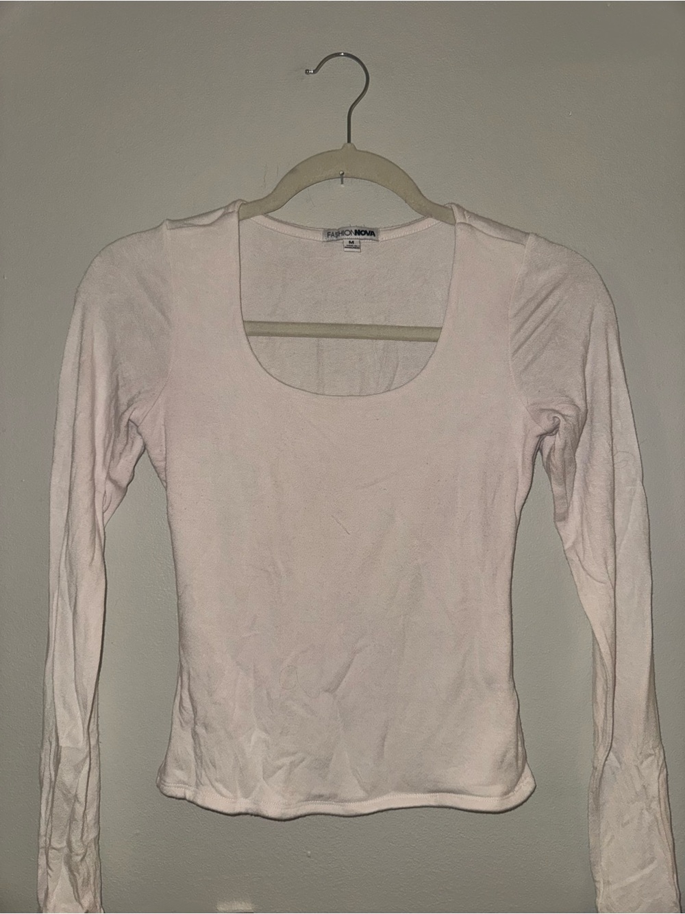 Fashion nova, long sleeve top, size medium